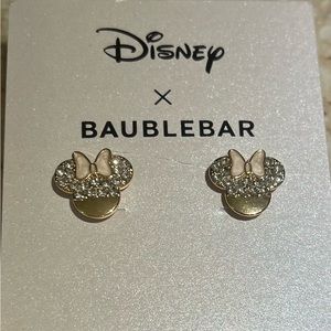 NWOT Disney Baublebar Minnie Mouse Earrings